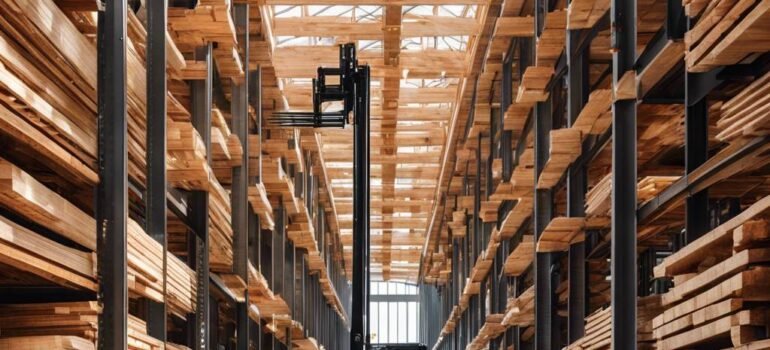 Mass Timber with Forklift