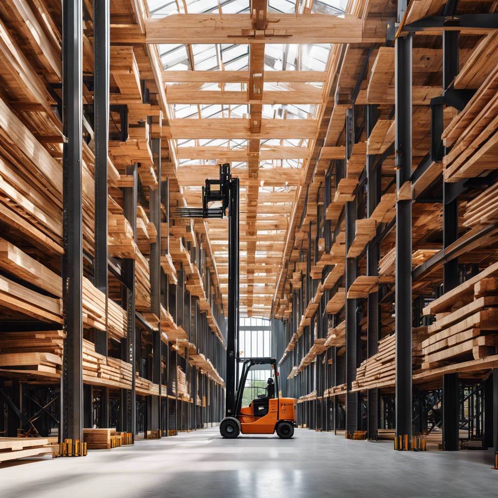 Mass Timber with Forklift